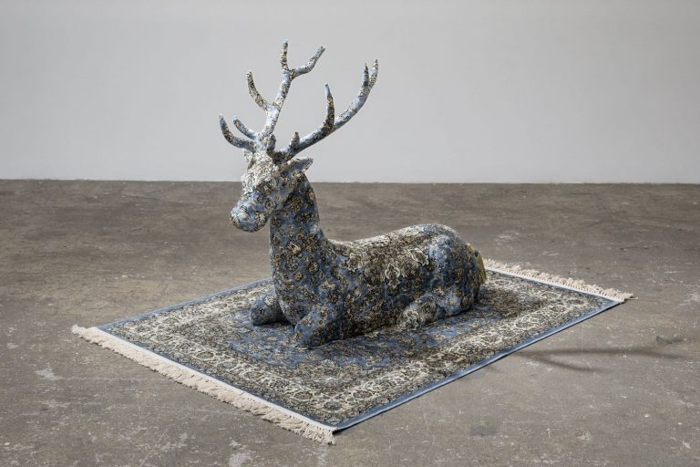 Debbie Lawson Tames the Wild by Cloaking Life-Sized Animals in Ornate Rugs