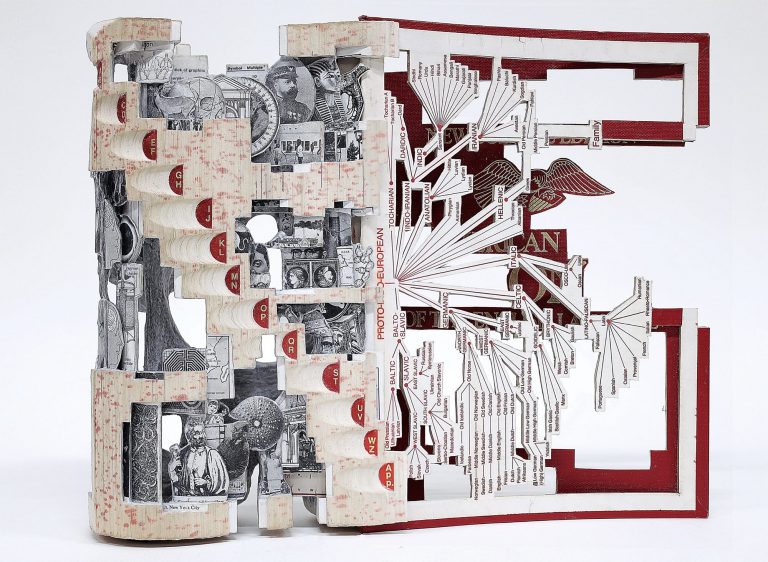 Meticulously Sculpted Books by Brian Dettmer Explore the Inner Workings of Information