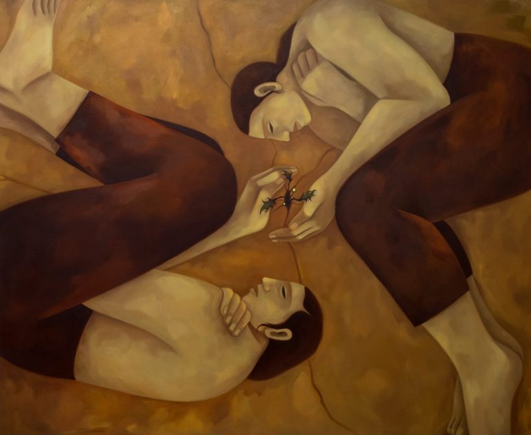 Through Tender Paintings and Carvings, Hilda Palafox Revels in Care and Communion