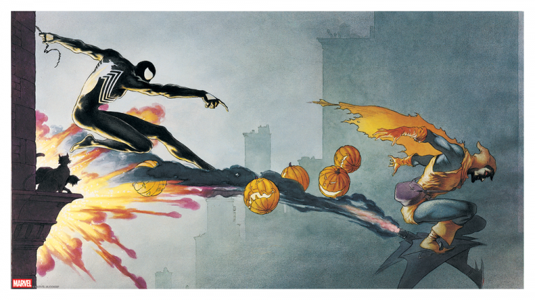 SPECTACULAR SPIDER-MAN #189 (Fold Out) by Charles Vess & VENOM INC OMEGA 1 by Clayton Crain – On Sale INFO!