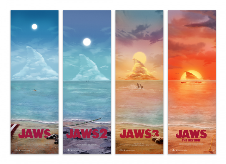 THE JAWS COLLECTION by Neal Fraser & SPIDER-MAN: ACROSS THE SPIDER-VERSE by Azmat Munshi – On Sale INFO!