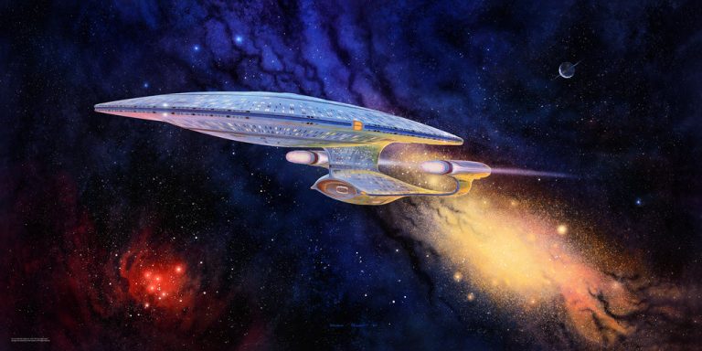BNG x VP: Star Trek: The Next Generation – Ready Room Enterprise D Painting – On Sale INFO!